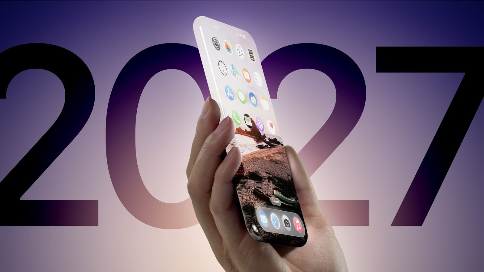 上一个十年之期是 iPhone X，Face ID+全面屏的手势交互……2027