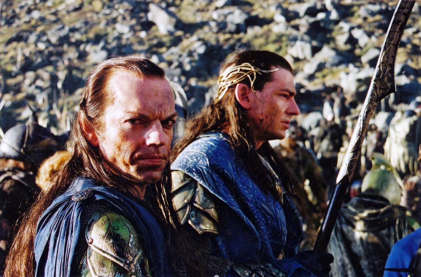 指环王1新幕后照 为庆祝《指环王1》公映25周年，维塔工作室分享了此前未曝光的多