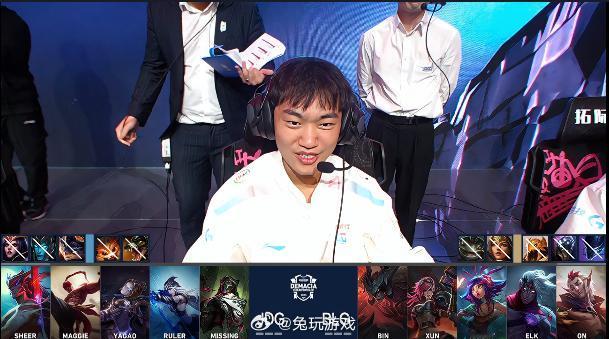 【#2023德玛西亚杯# 决赛BLG vs JDG】

双方首局BP如下，JDG