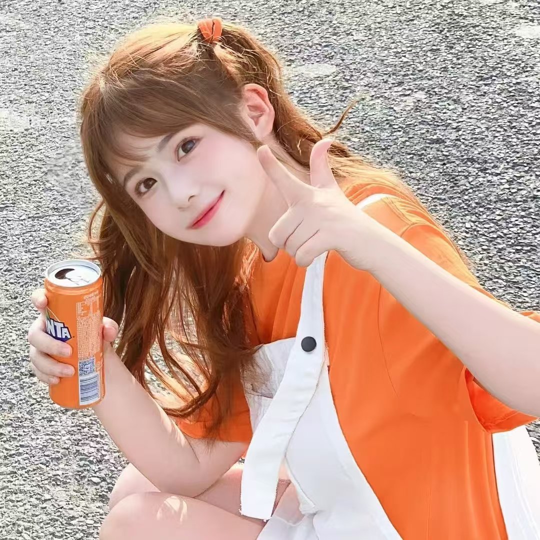 ˚₊·橘色晚风，万事胜意女生头像‖橙色系头像‖背景图‖头像 