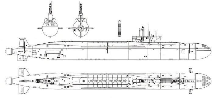 每天认识一件兵器 俄罗斯“北风之神”级潜艇“北风之神”级潜艇是俄罗斯设计建造的新