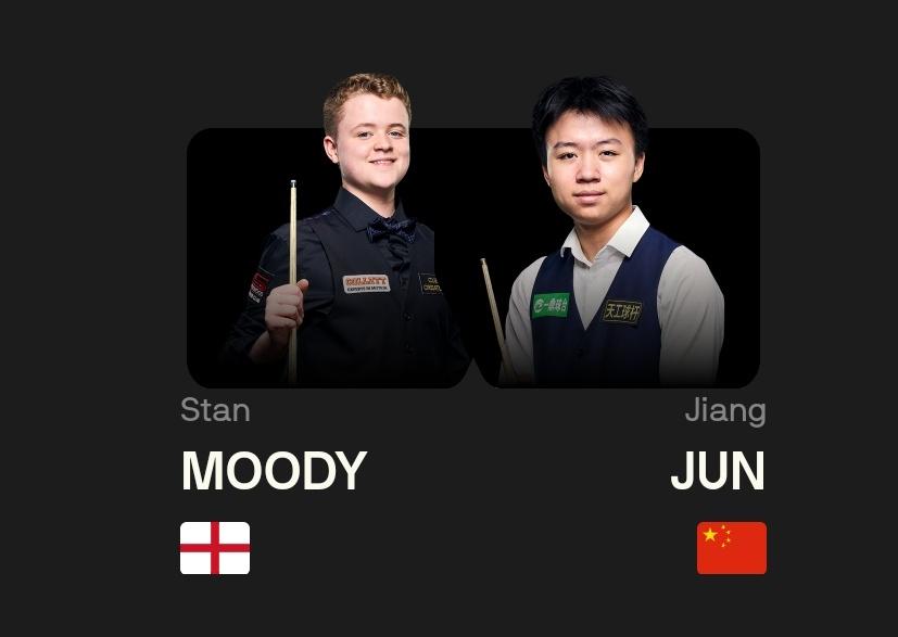 江俊单杆过百难取胜，4-5不敌穆迪，无缘世界公开赛正赛！
 
 
北京时间2月1