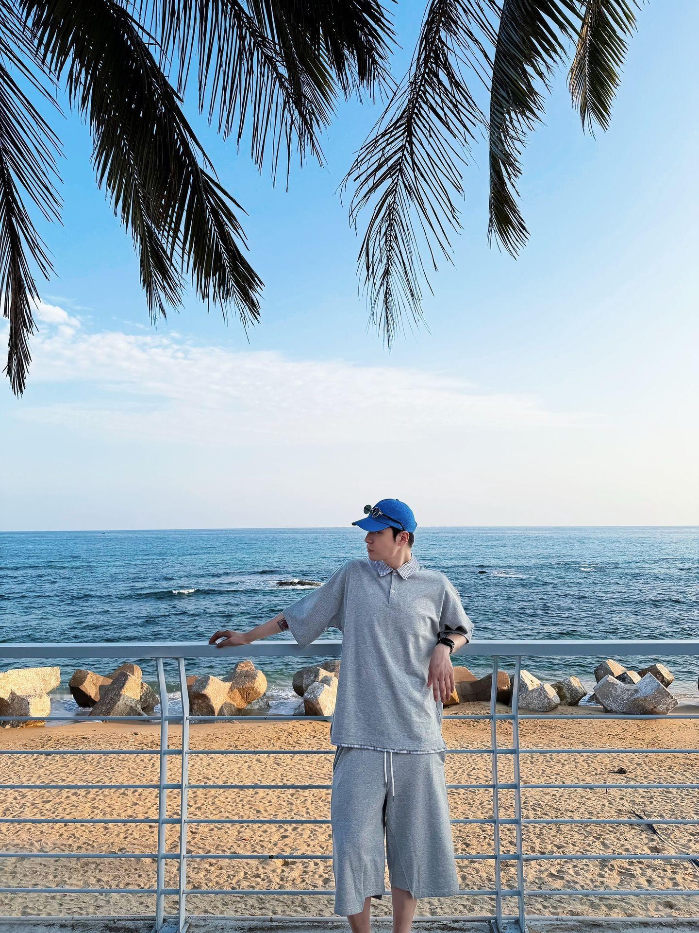 王九龙在三亚，小伙真帅！！！ 