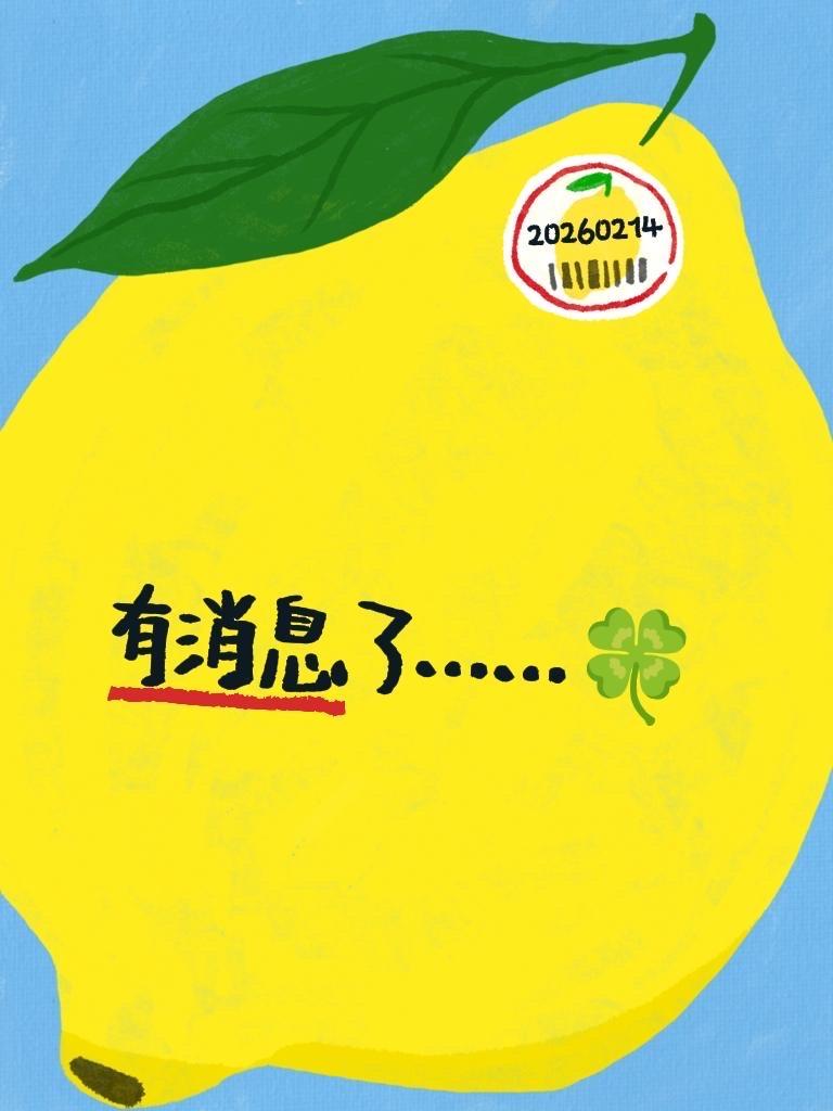 有消息了……🍀