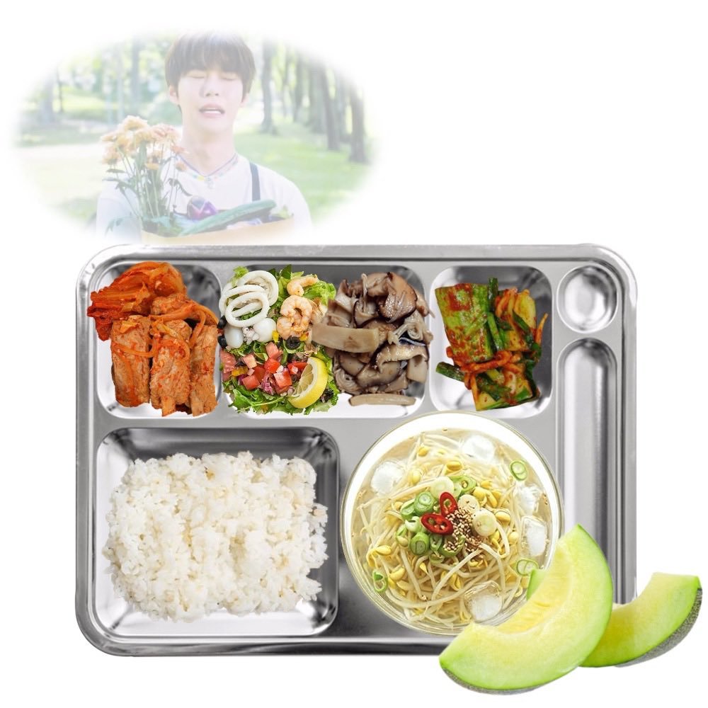 260910 入伍 D - 270 🩵东营的午餐🍽️糙米饭 豆芽冷汤 什锦炒