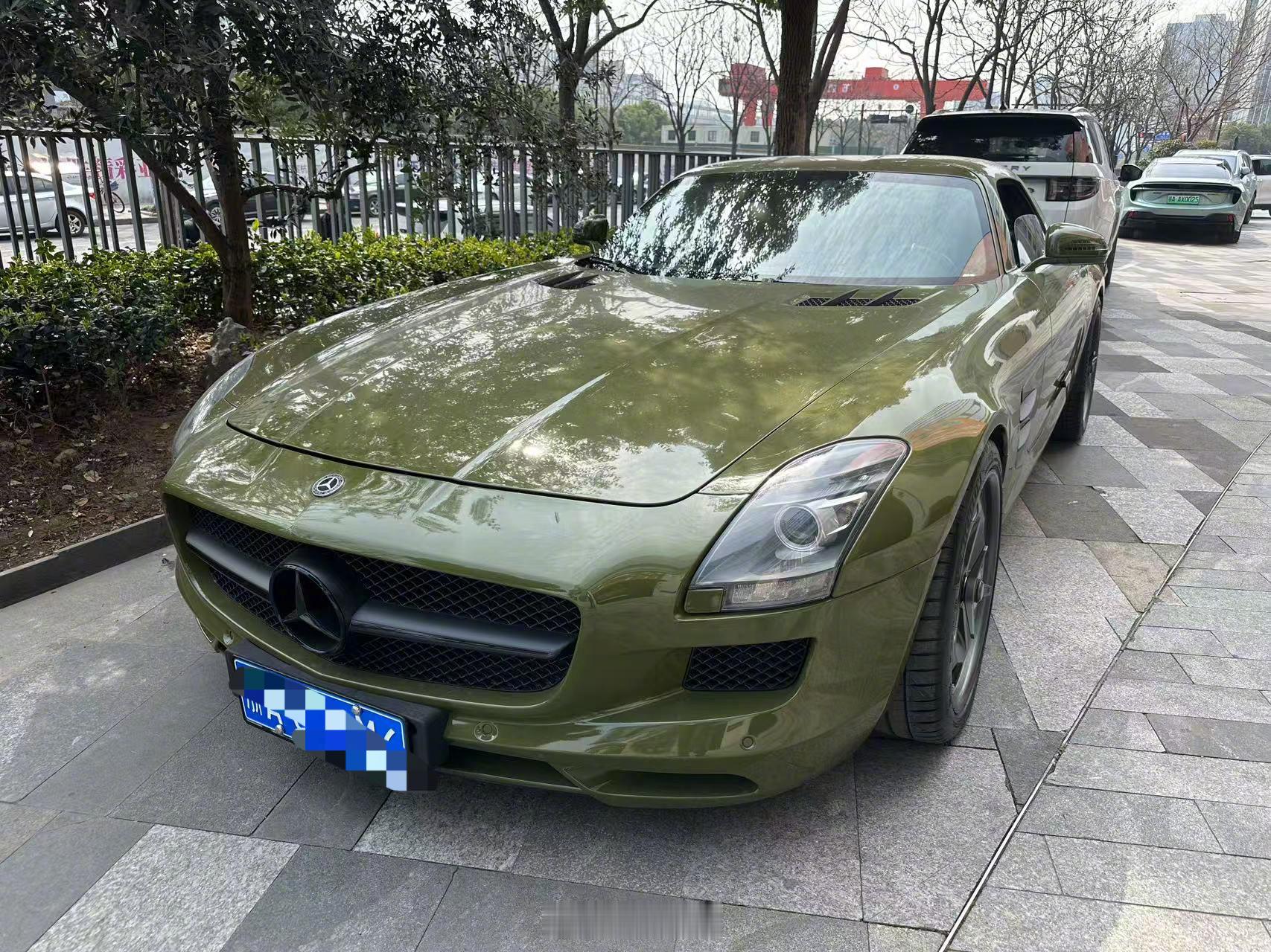 SLS是真滴漂亮…你们觉得这叫什么绿？[举手]amg sls ​​​