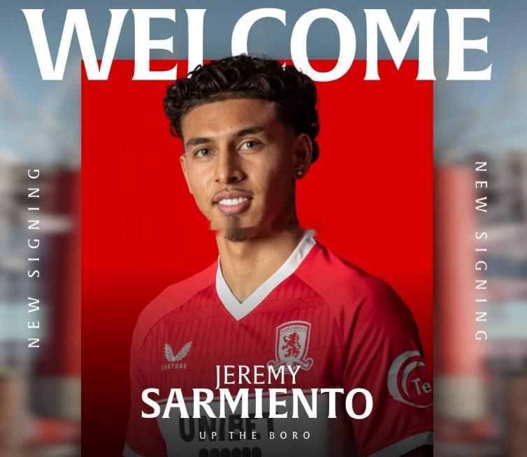 英冠米德尔斯堡俱乐部官方宣布，球队正式租借签下布莱顿前锋萨缅托，租期至本赛季结束