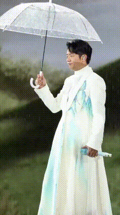 直接戳准笑点，
那个扔伞的视频，
看了一遍又一遍，看一遍笑一次，这就是凤凰传奇，