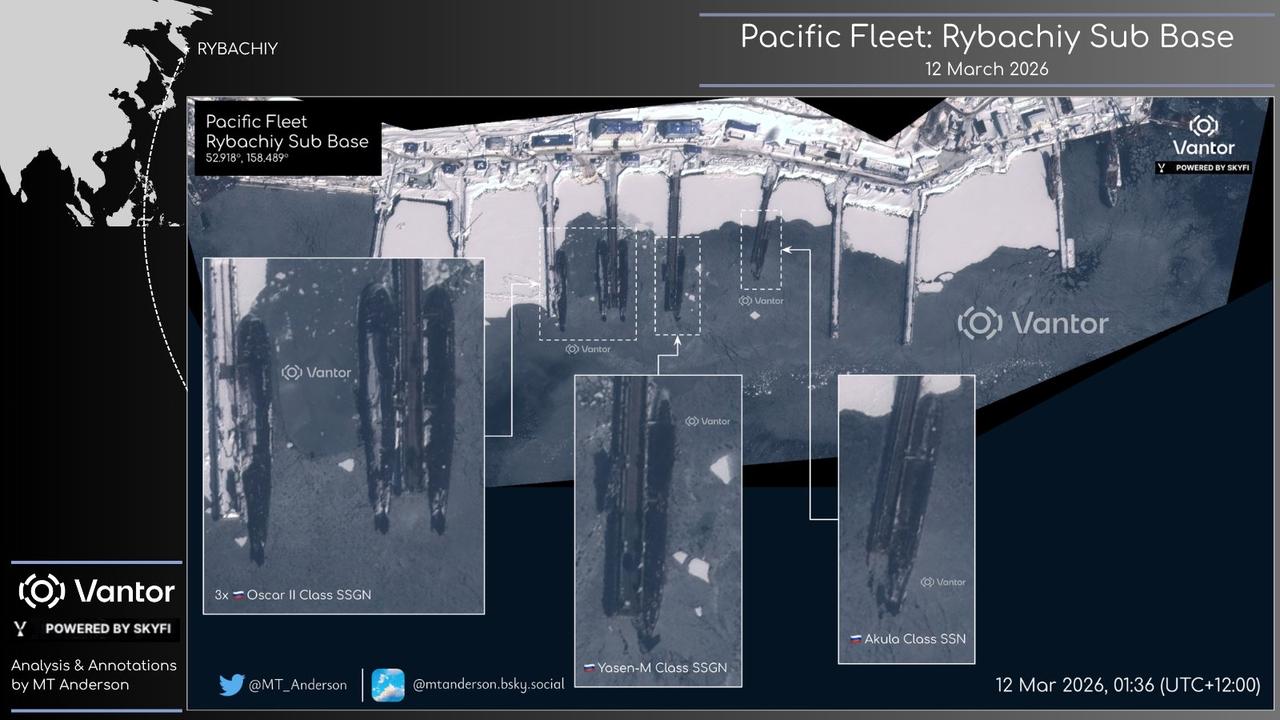 俄罗斯太平洋舰队核潜艇基地