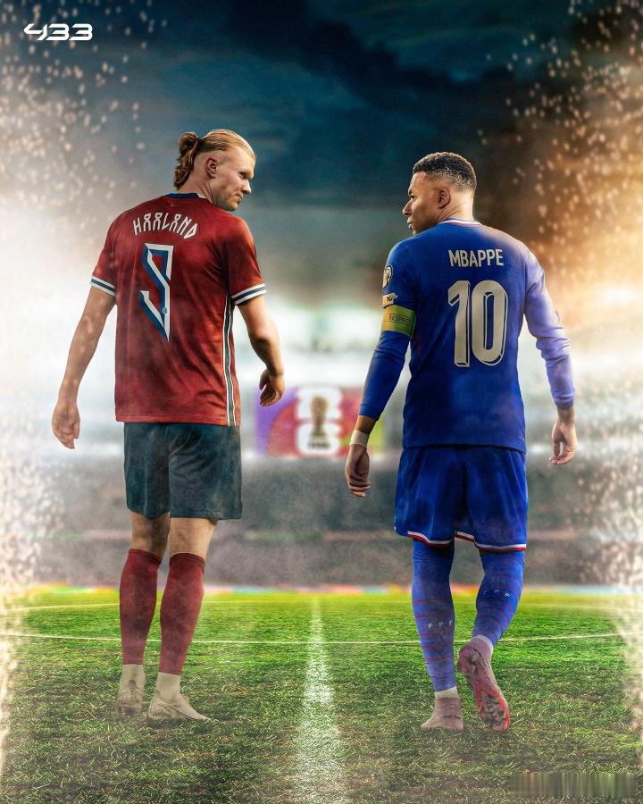 1.8亿欧世界杯PK⚔️姆巴佩本赛季24场30球7助 哈兰德24场33球5助12