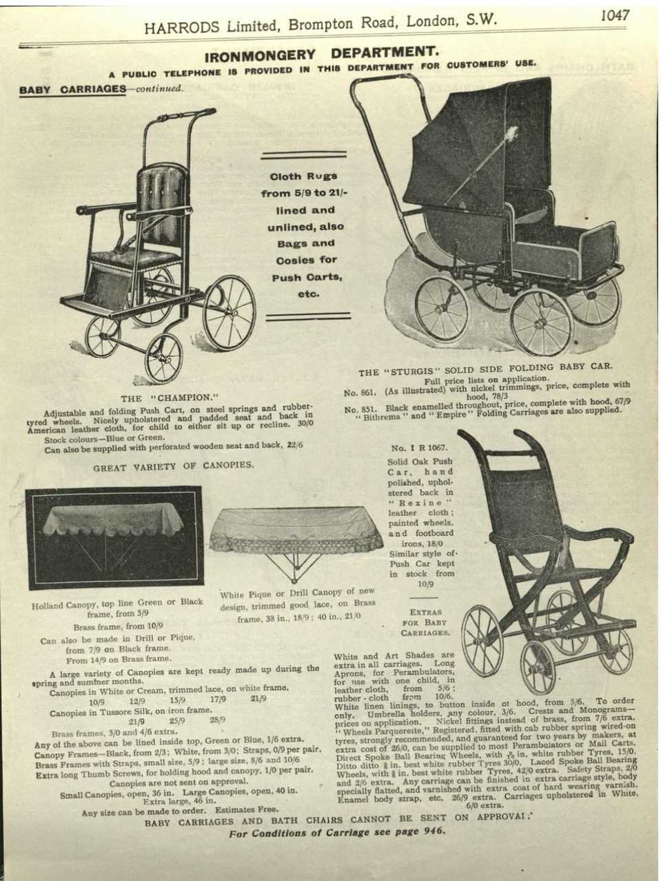 【来自投稿】1912年伦敦哈罗德百货公司 厚达1525页的商品目录 ，从食品，服