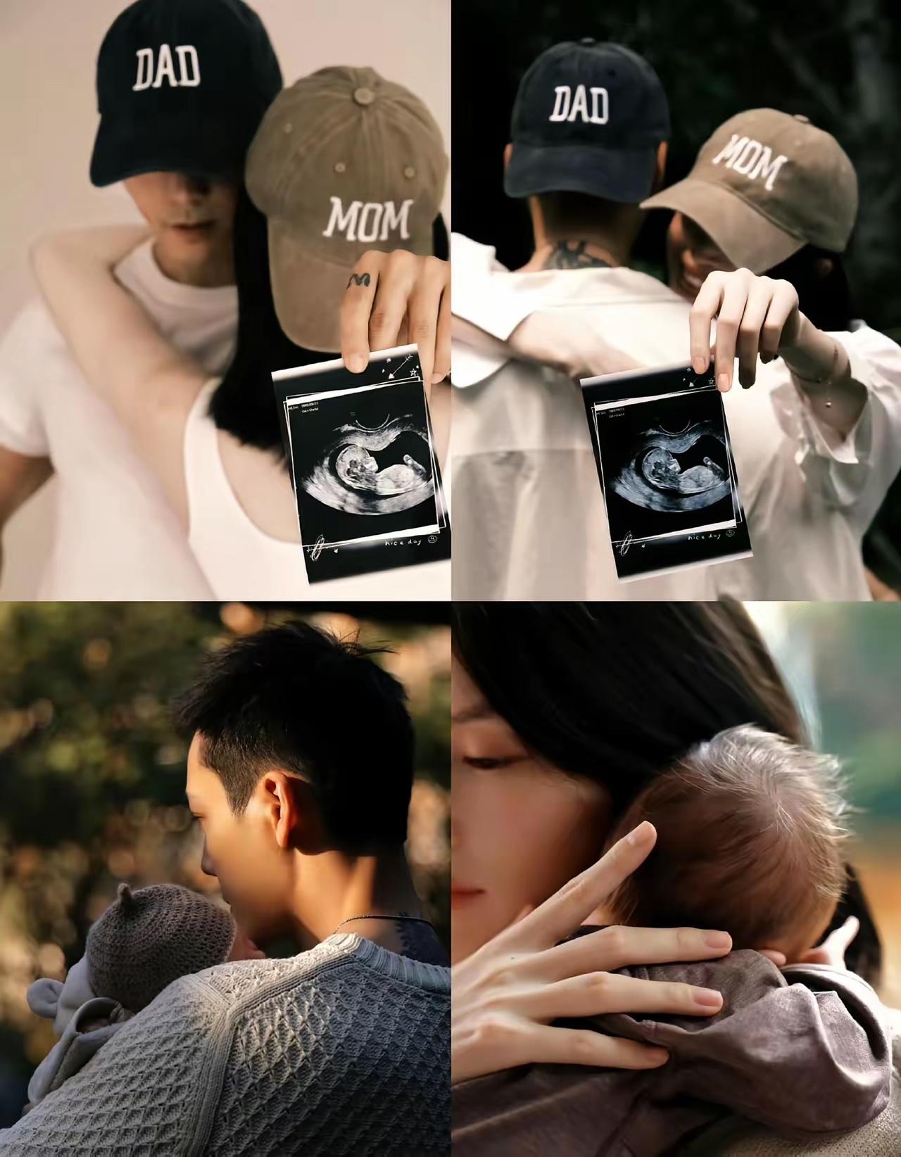 真相来了，
陈伟霆和何穗官宣生子消息，
并不是因为恋情被发现了，而是想要让孩子生