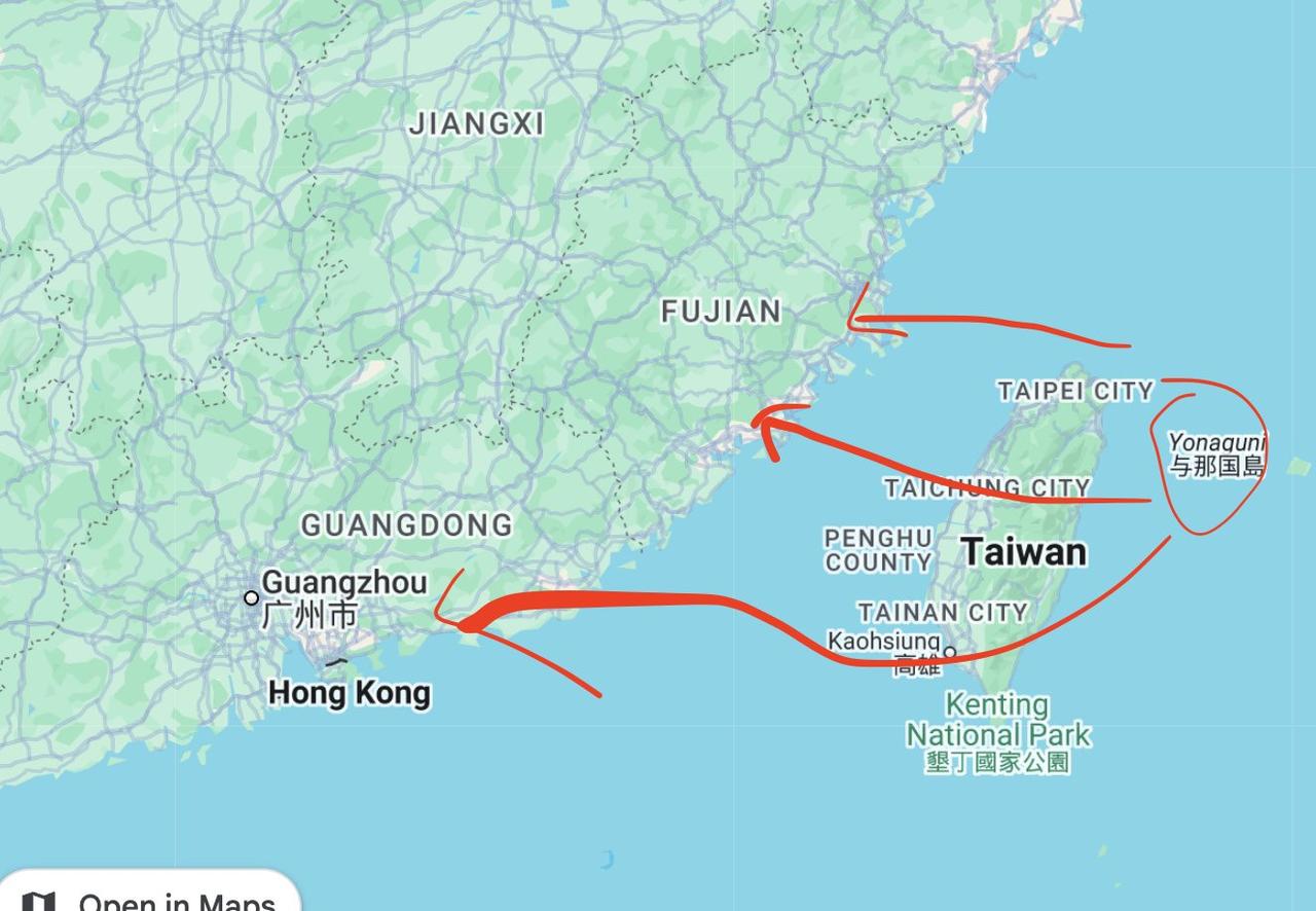 突发！
日本计划在距离台湾东部约110公里的与那国岛上部署中程导弹。
~有点过于