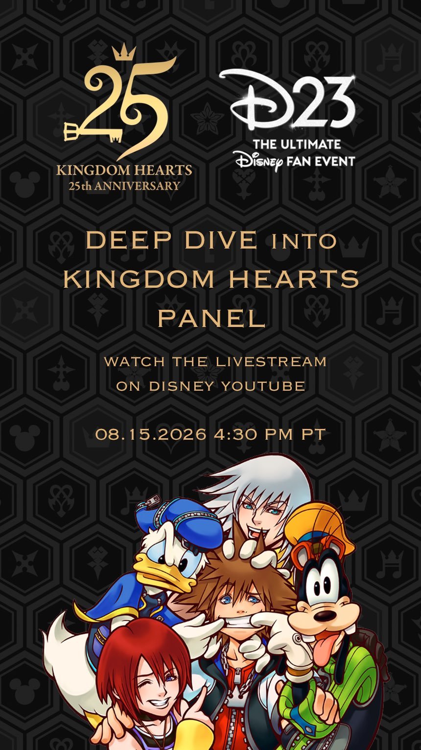 迪士尼D23大会《王国之心》专场主题活动「Deep Dive Into King