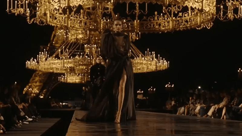 Saint Laurent Spring 2027 🖤✨ 时装周 轻盈飘逸的黑