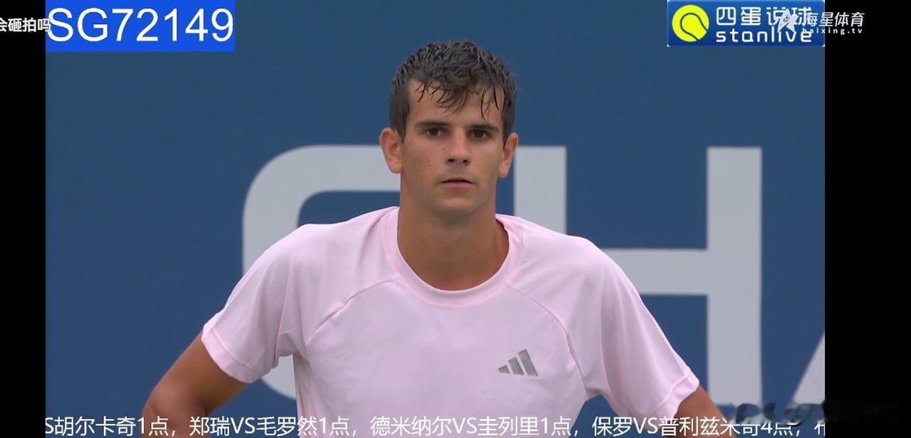 🎾🎾万万没想到，布云朝克特6-2/6-1/4-1领先霍达尔！可就在俺心里默念