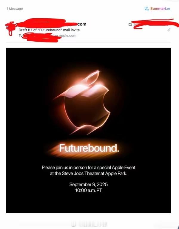iPhone17发布会邀请函曝光iPhone 17系列的邀请函和新配色一样都是橙