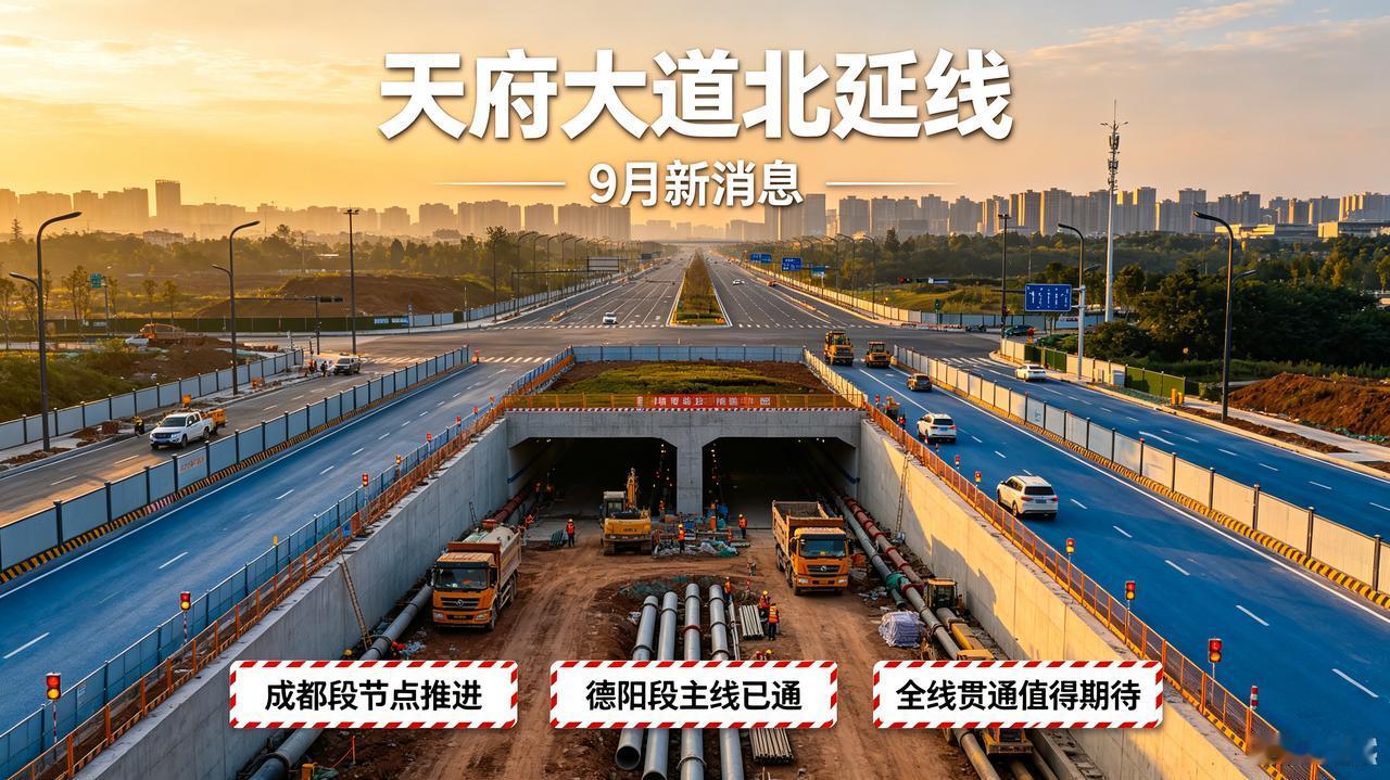 成都直达德阳免费快速路！9月新进展出炉，以后开车往返不再堵？
 
我最近看到天府