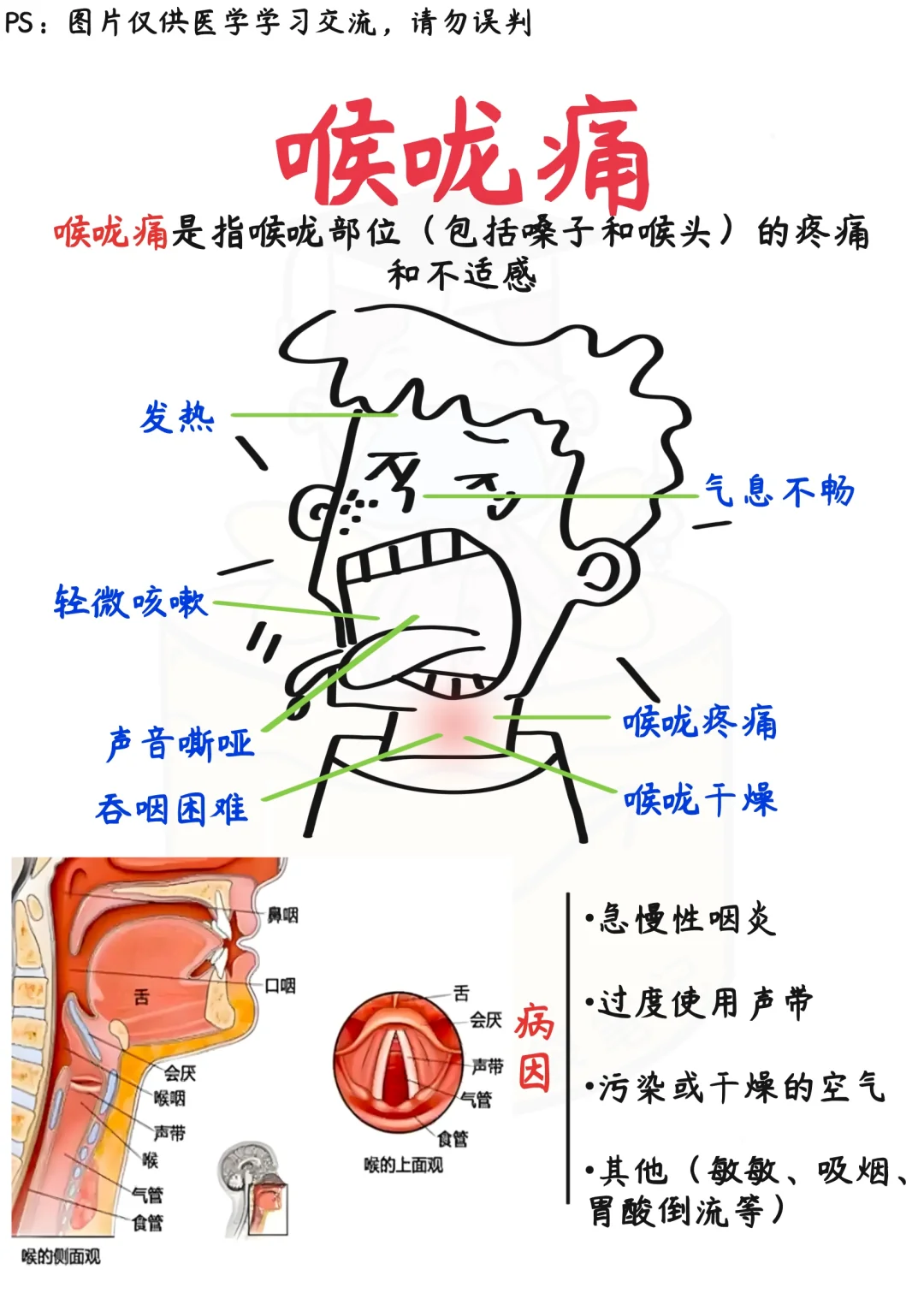 ‼️喉咙痛大揭秘！你的喉咙为何会“发火🔥”？