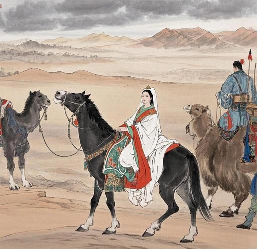 竟宁元年（前33年）春，长安未央宫。
王昭君不是被选入宫的“备选妃”，而是主动报