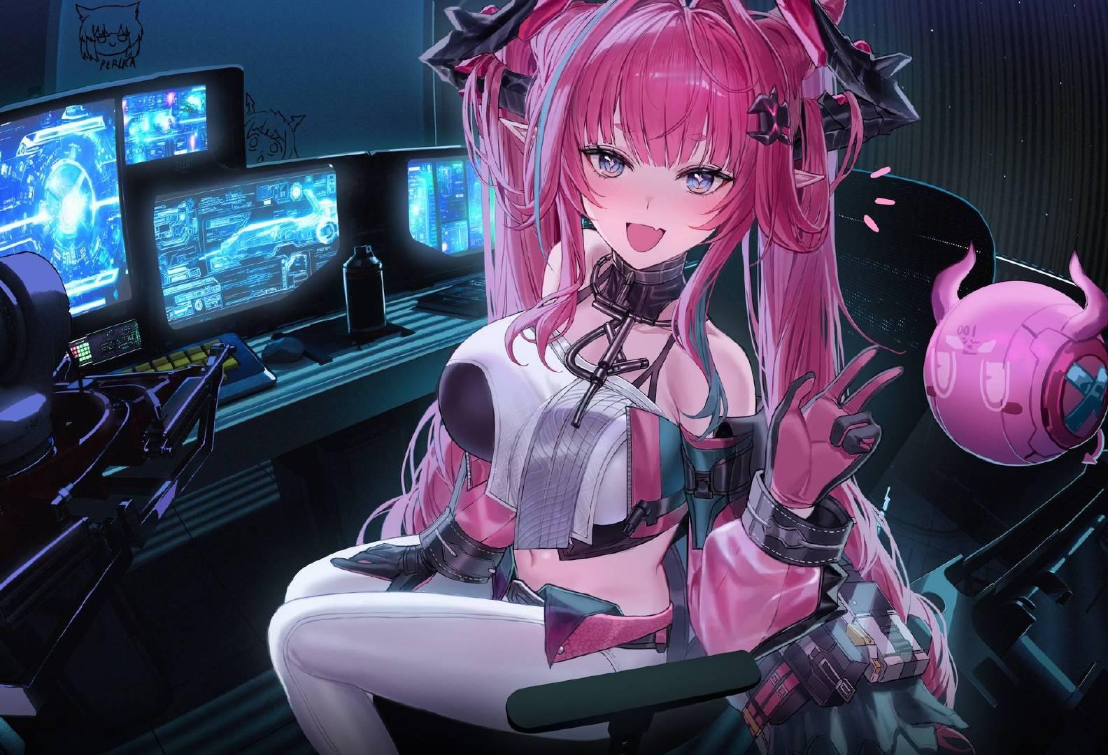 伊冯——明日方舟：终末地——画师: Molyb，网页链接