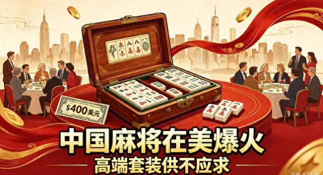 国粹出圈！中国麻将在美国爆火，一套400美元还供不应求