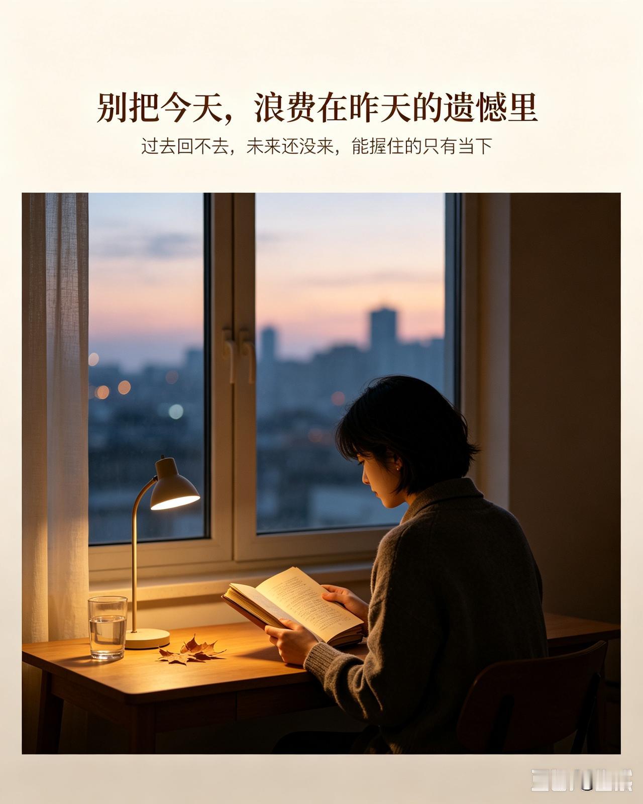 生活不会事事顺着我们的心意，挫折、误会、遗憾，都是普通人生活里的常态。不要总盯着