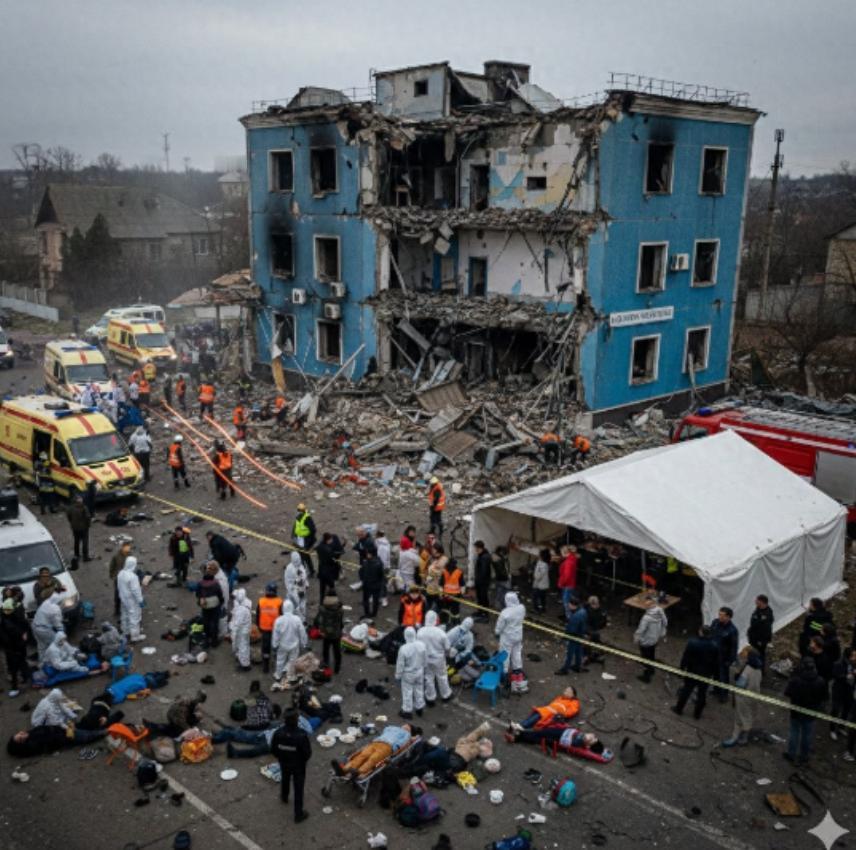 在跨年夜本该是阖家欢乐、举杯庆祝的时候，一场灾难却降临在了赫尔松地区。
 
当地