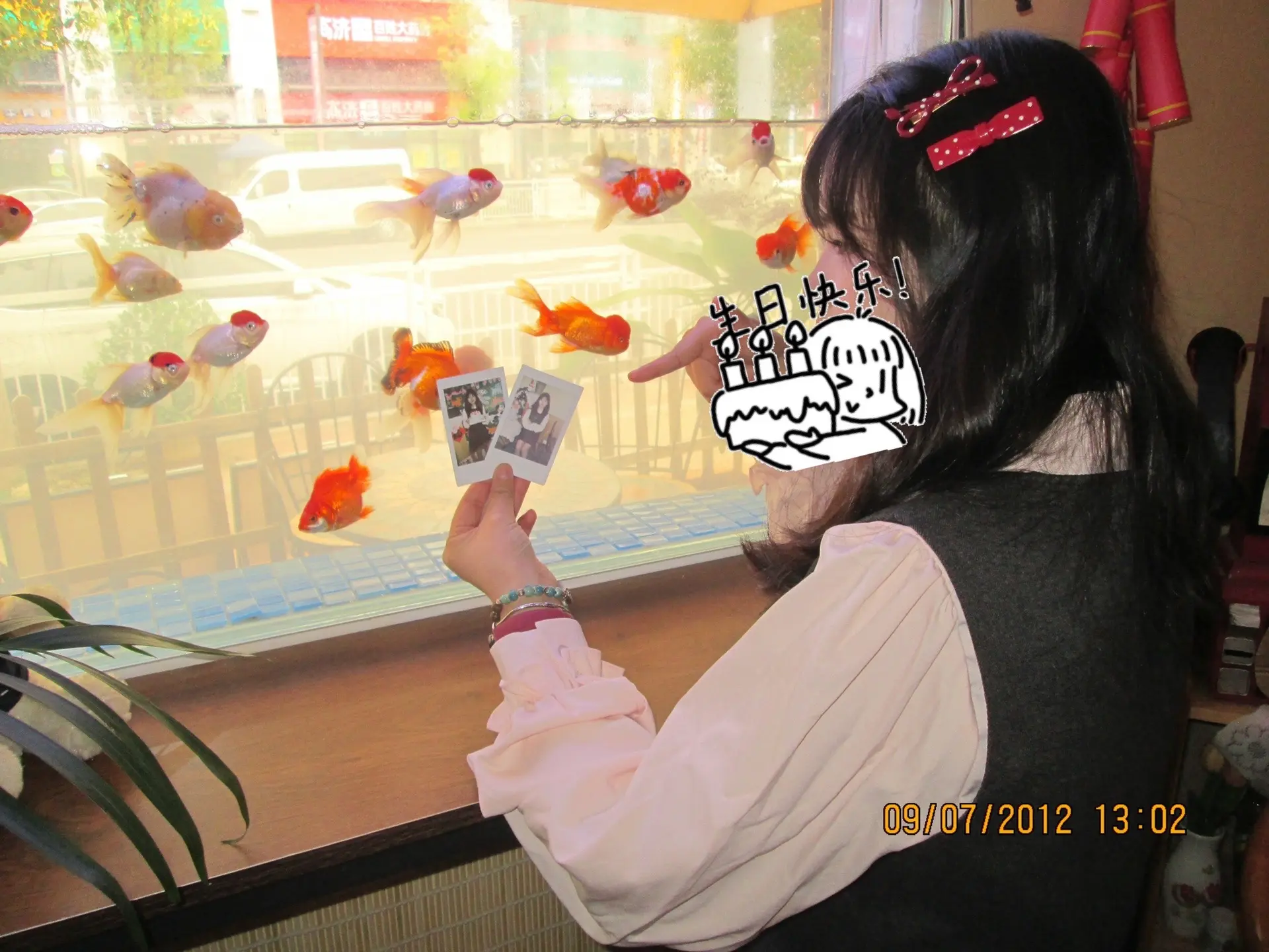 每年都有一个小蛋糕为我而诞生开心