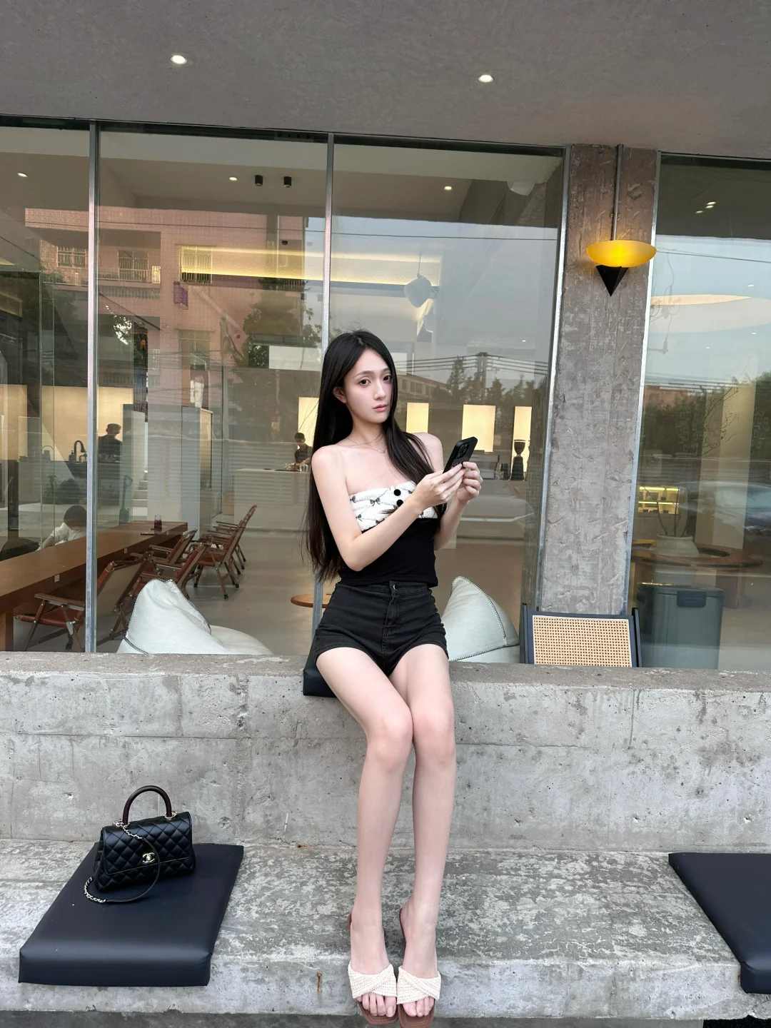 广州新店｜all black一些姐系拍照姿势