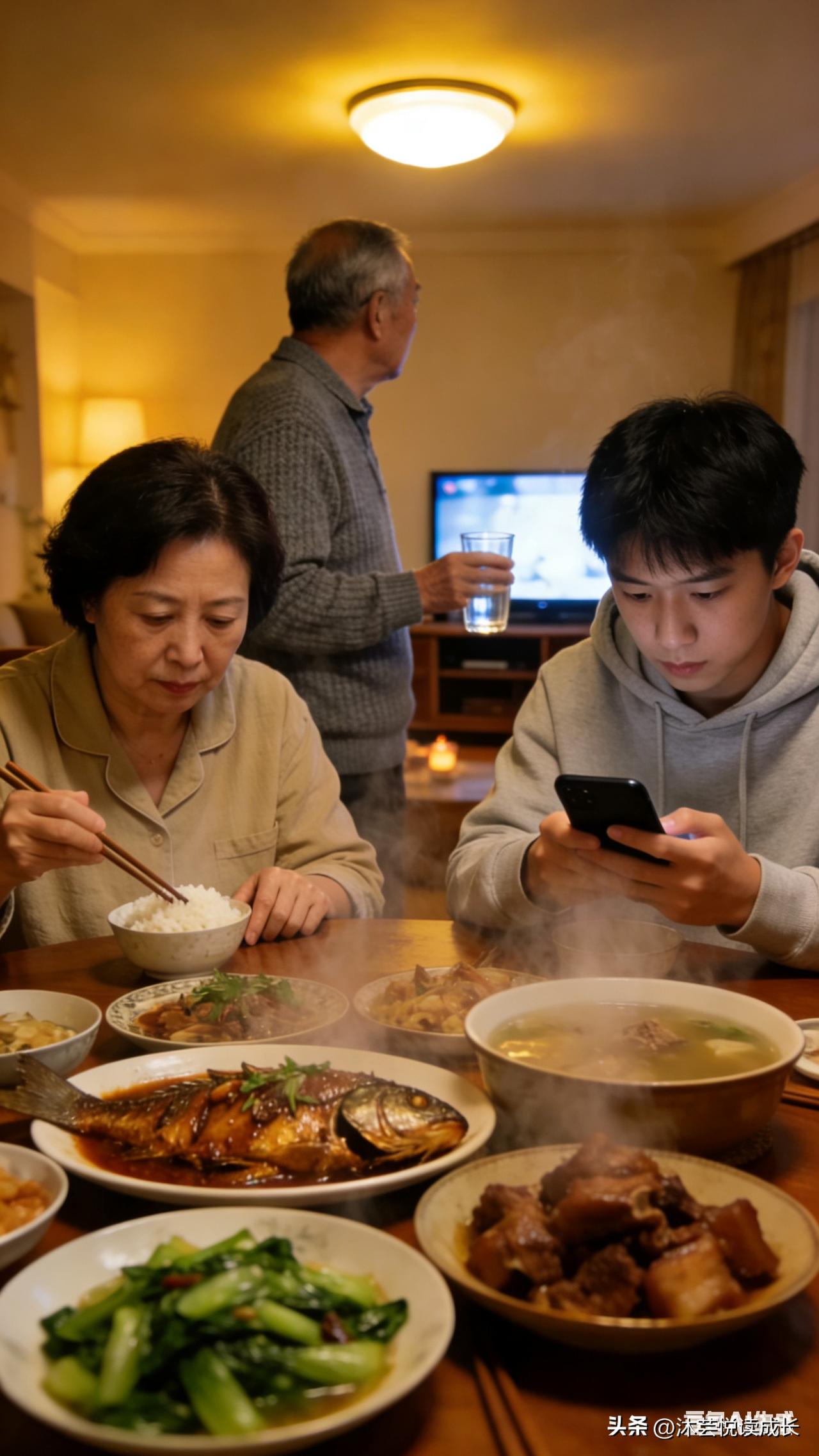 退休才懂：最扎心的，就是饭桌上那一下
 
以前总以为，退休了一家人天天在一起，多