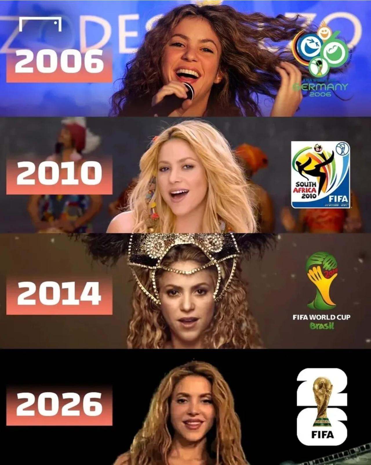 49岁世界杯女王夏奇拉（Shakira）再次回归

   近日，2026美加墨世
