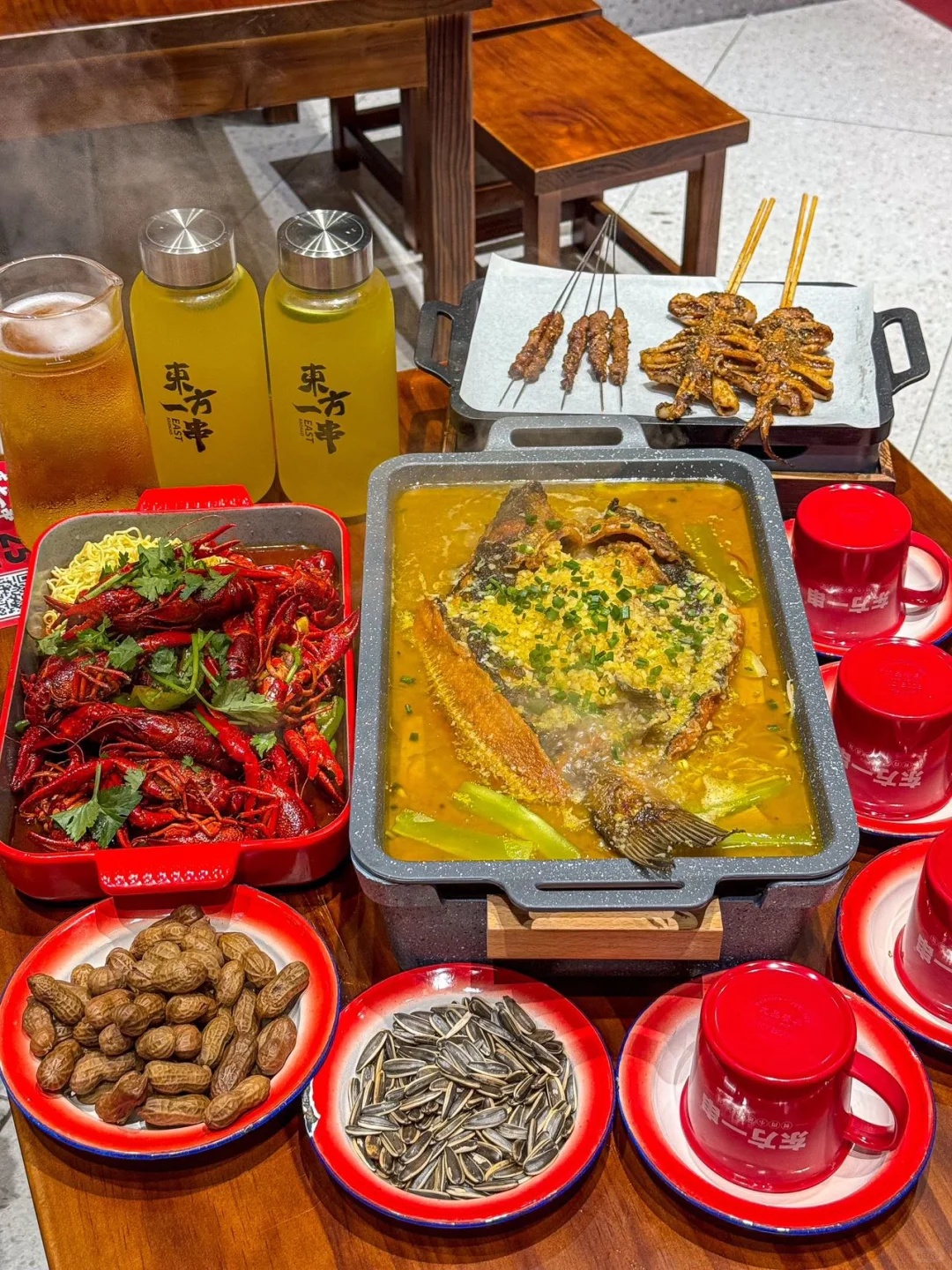 🎉东方一串，网红烧烤排队王终于来到叶榭啦！🎉 🍺欧洲杯期间，喝啤...