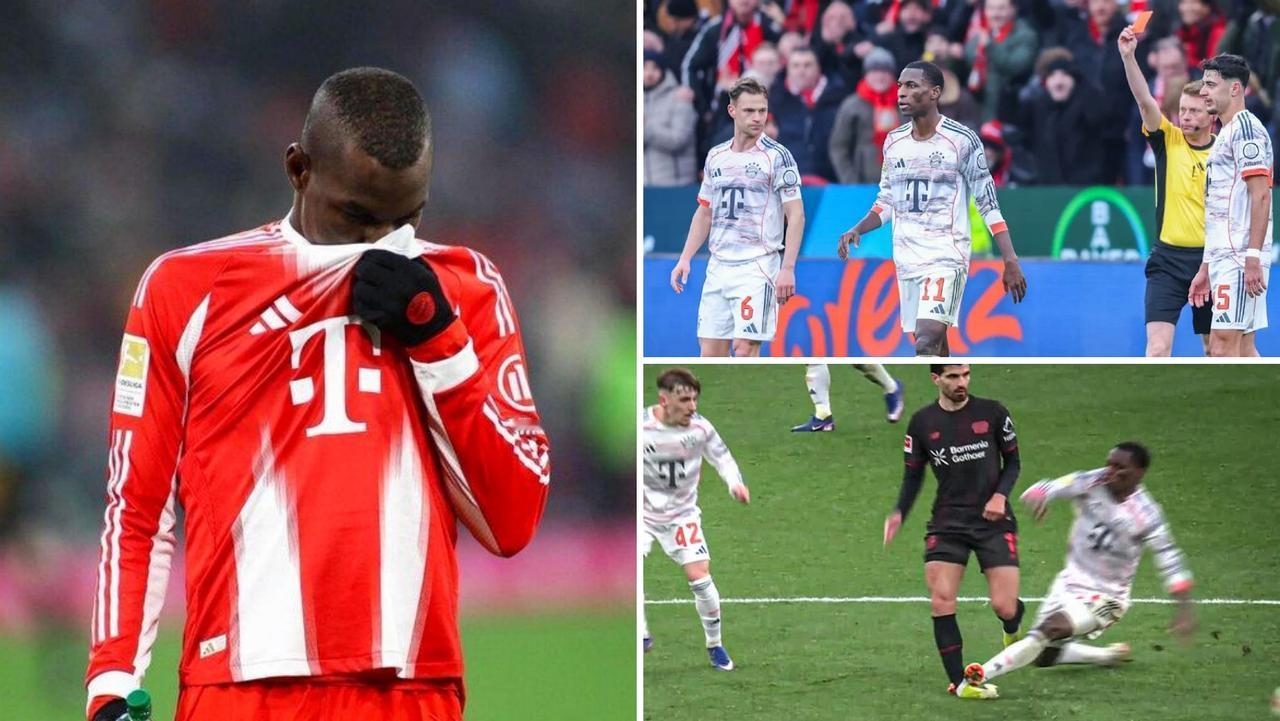 在拜仁1-1战平勒沃库森的比赛中，杰克逊蹬踏对手脚踝被直红罚下。
德国足协官方表