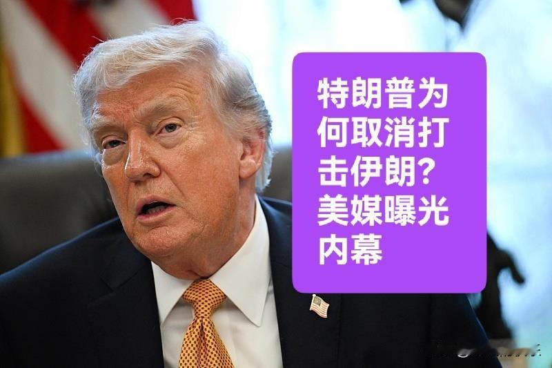 特朗普为何取消打击伊朗？美媒曝光内幕

   据外媒报道美国总统特朗普11日表示