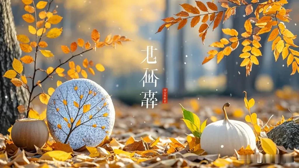 《寒露》
 
寒露，带着深秋的清冷，悄然降临人间。
 
在这个节气里，露水更寒，