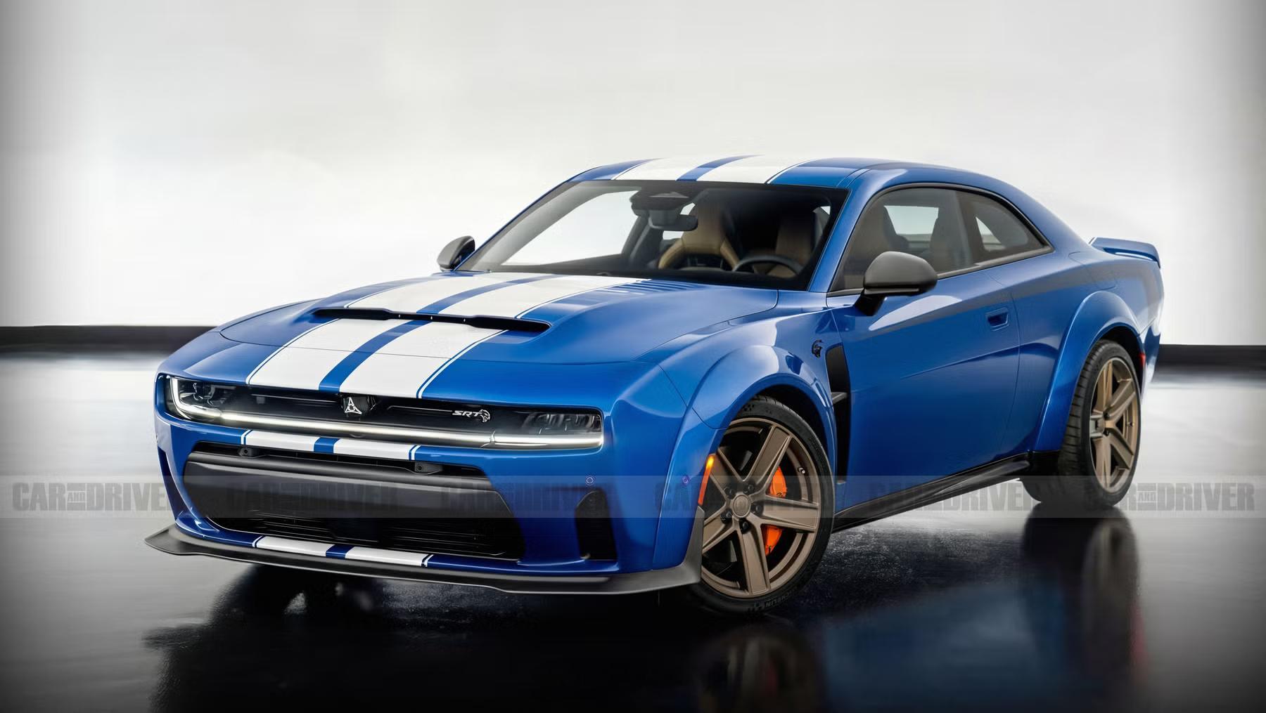 道奇Charger Hellcat V-8渲染图 【新车渲染】外媒绘制的道奇Ch