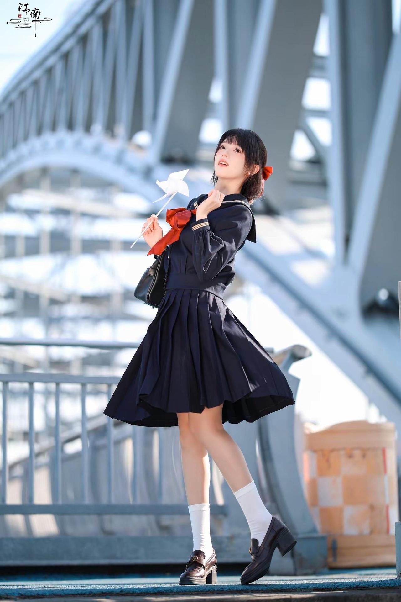 天桥jk.jk制服女孩 jk穿搭 摄影 学院风穿搭