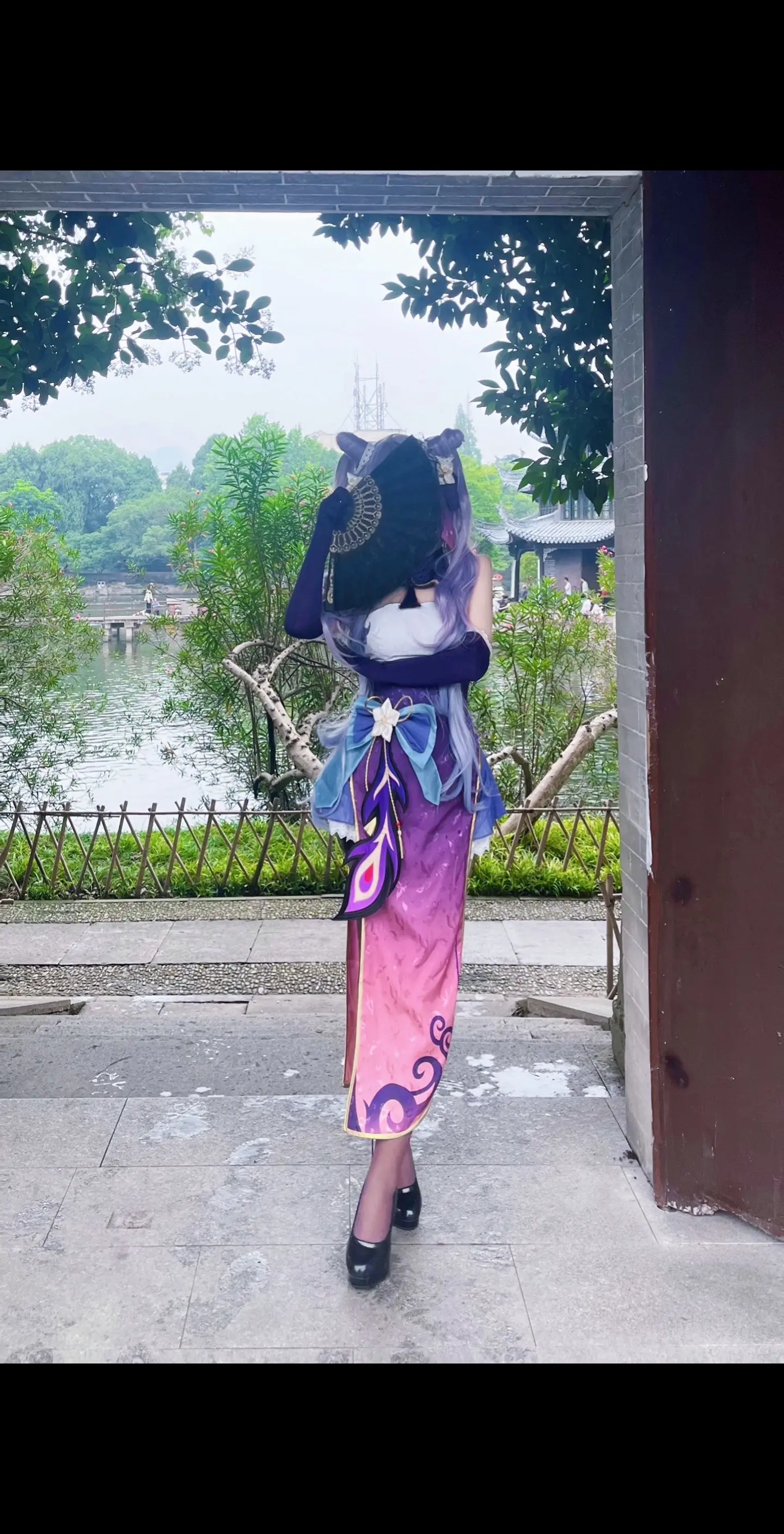 刻晴cos 刻晴旗袍 原神 刻晴yyds 原神枫丹