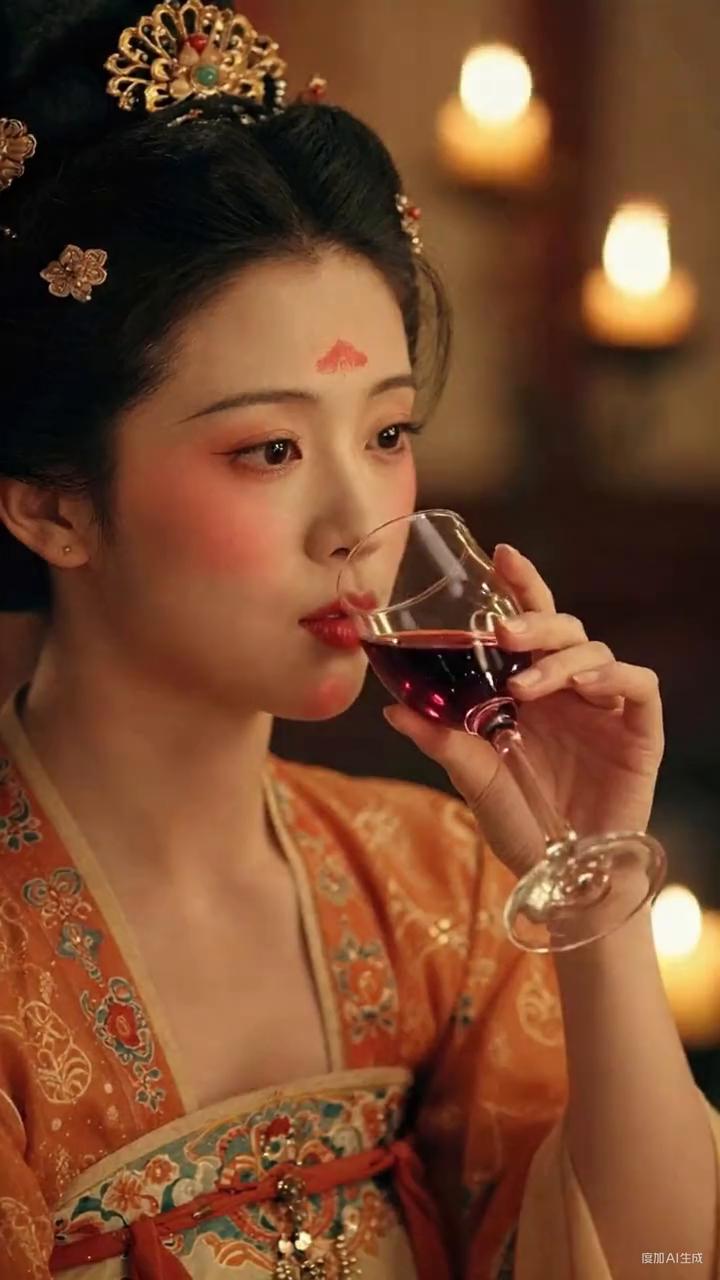 盛世残梦。
那一年长安的牡丹开得正好，她着一袭霓裳赴一场宫宴。杯中酒是西域进贡的