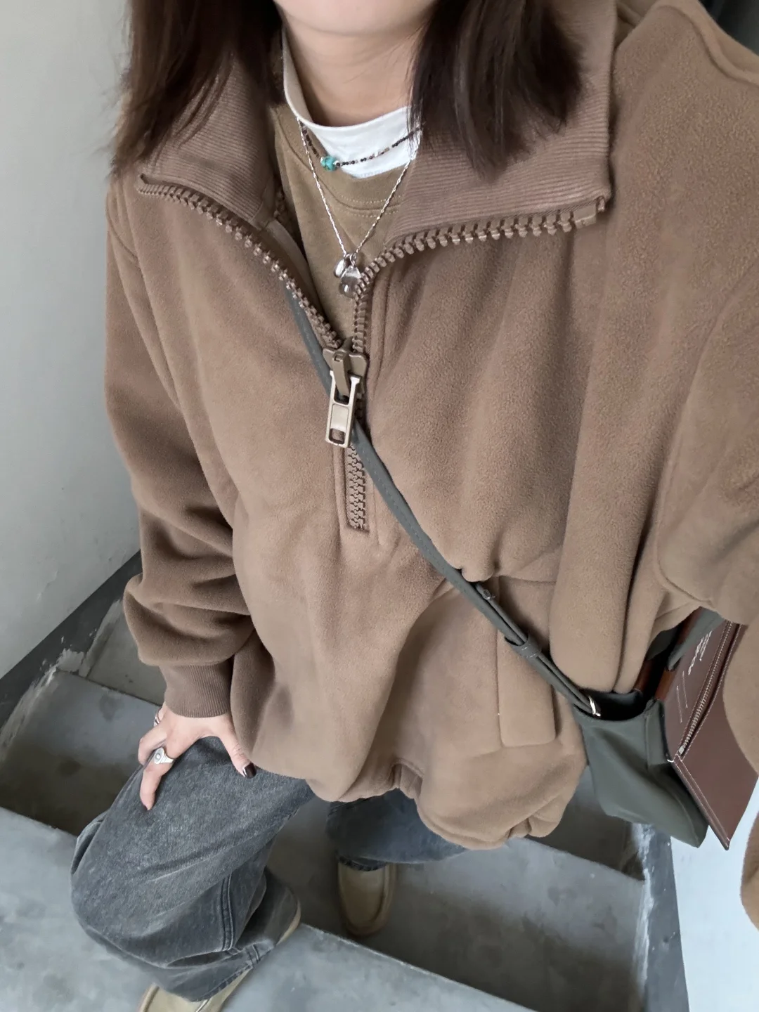 jnby 江南布衣超暖的摇粒绒卫衣