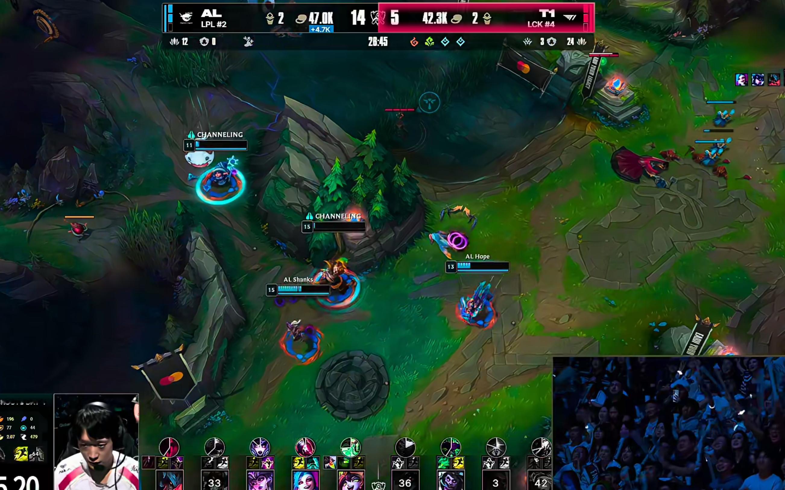 t1对战al 牛！ ​​​