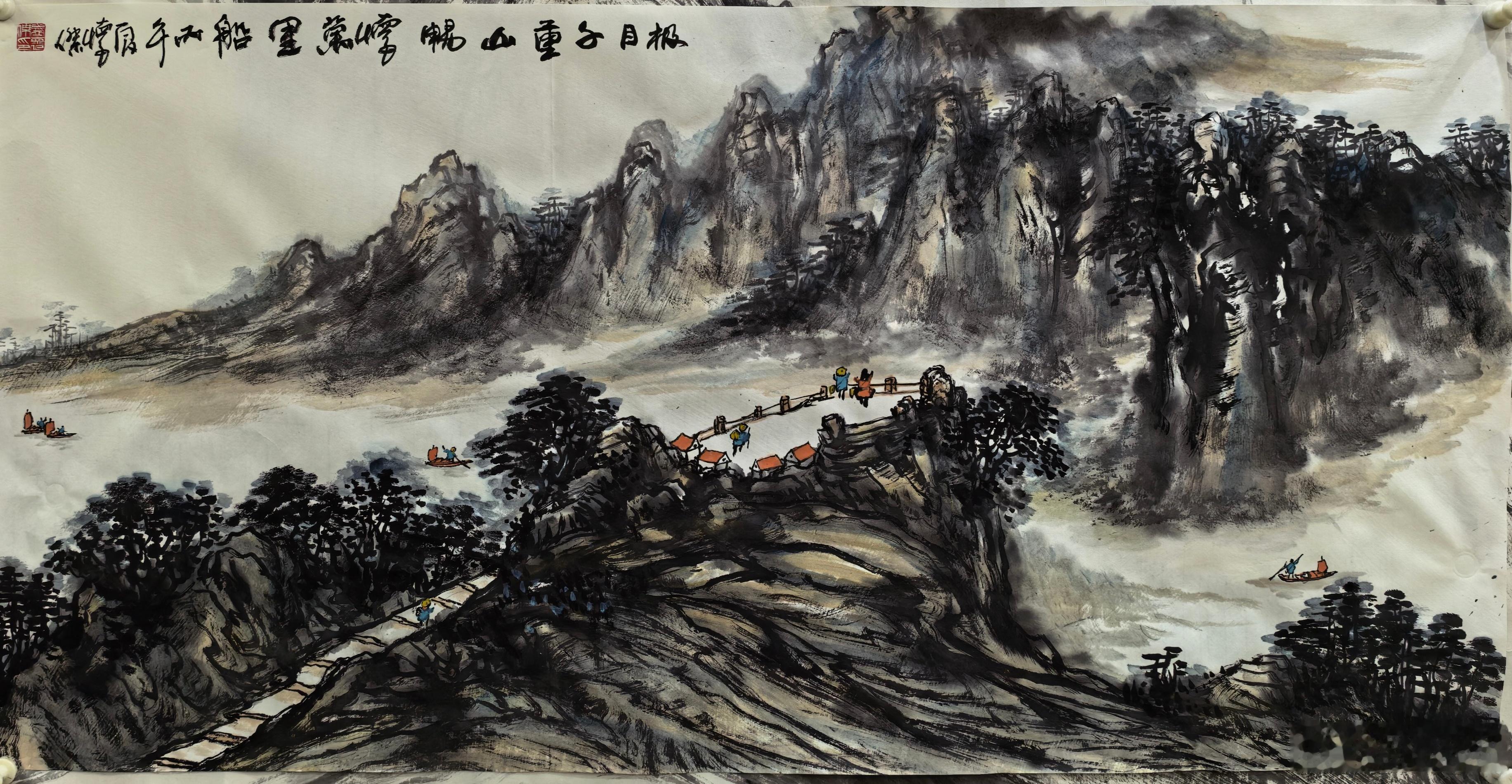绘画绘画 中国画有时也叫水墨画，它以独特的墨韵墨气和墨色体现了画面的灵动性。我新