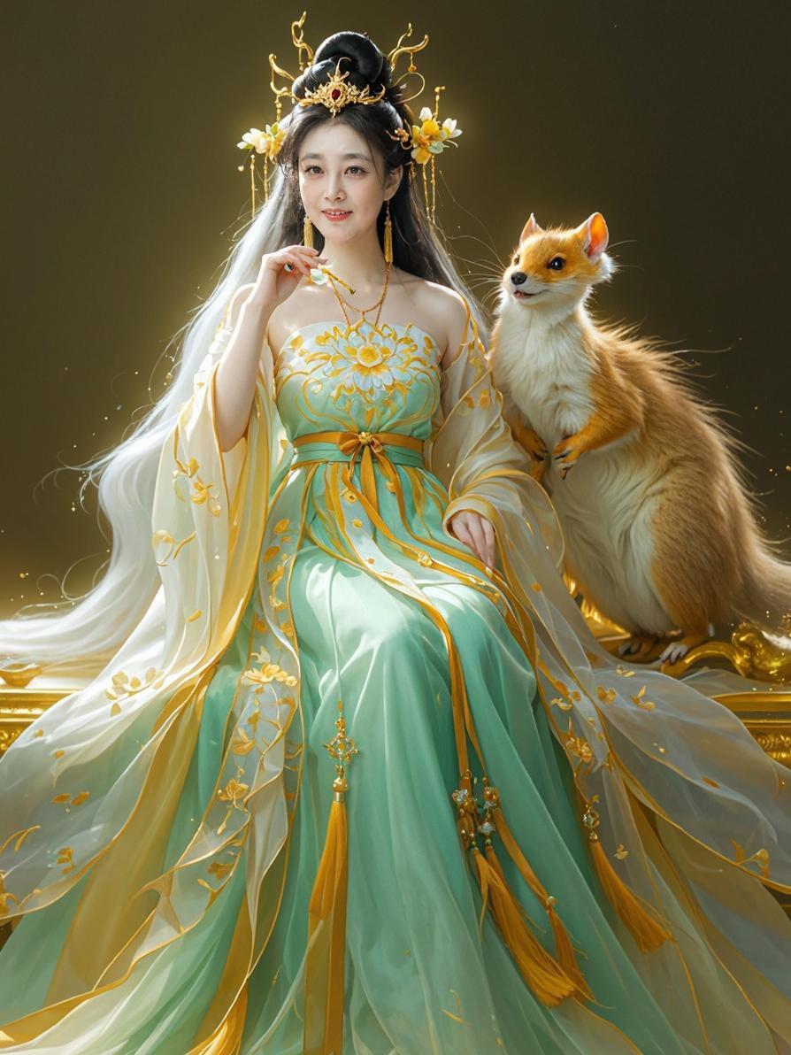 AI仙侠华韵 修行越好的人图片由ai生成