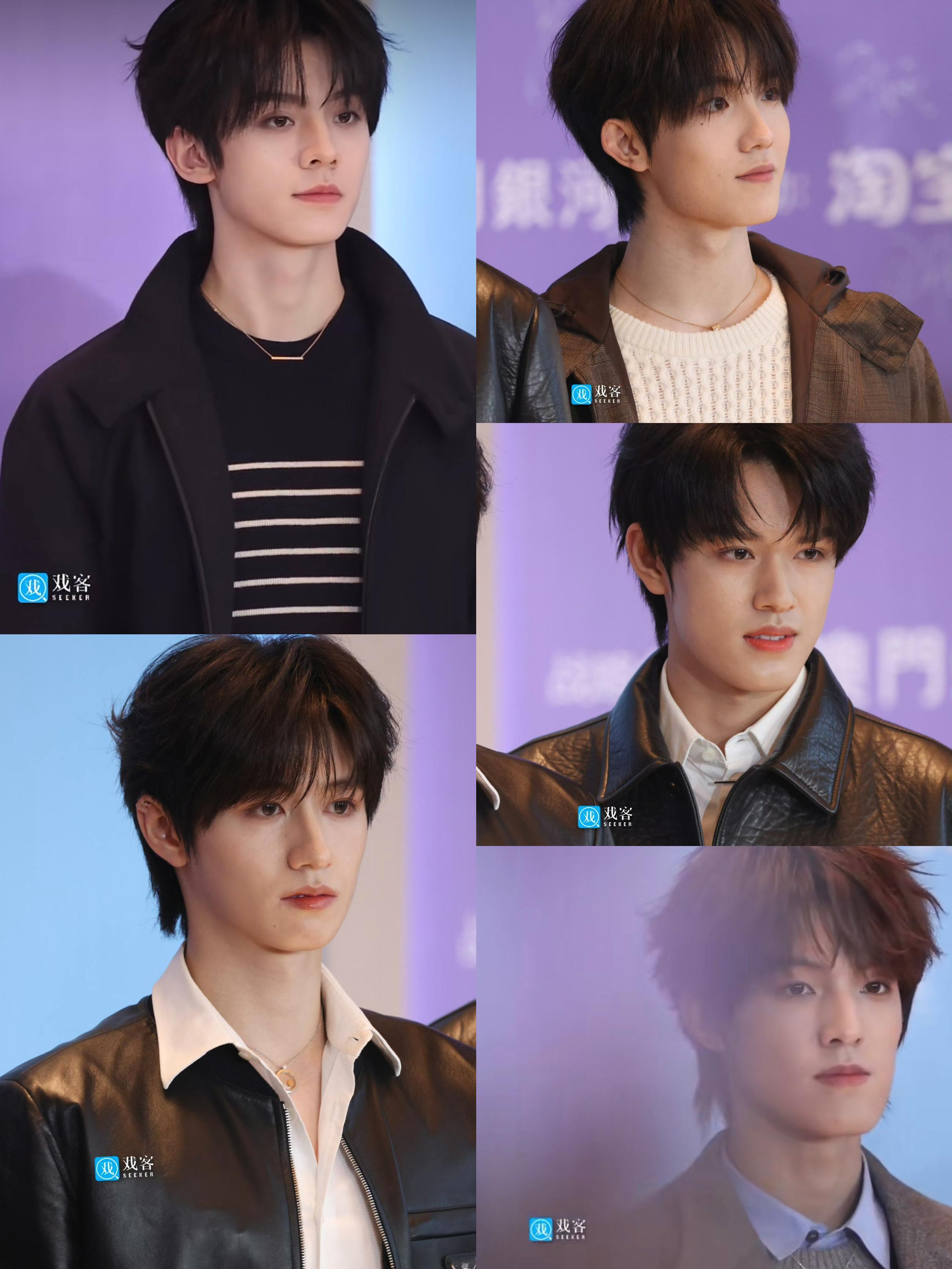 登陆少年尖叫之夜同媒体生图对比朱志鑫 张泽禹 张极 左航 苏新皓 