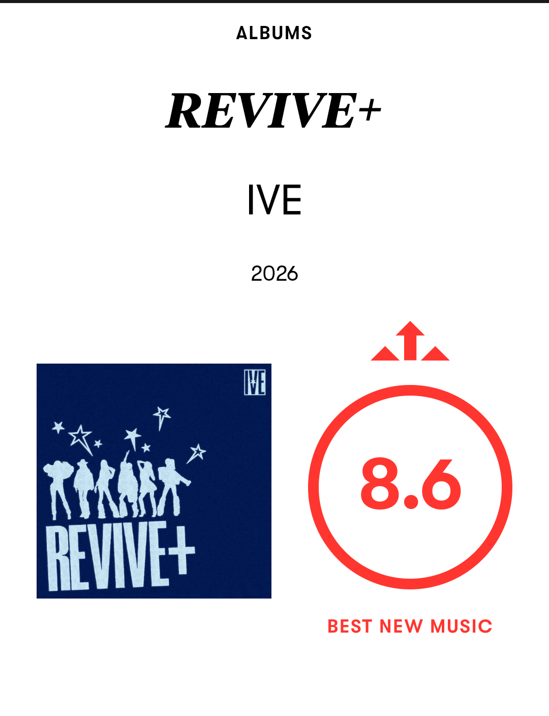 【乐评速递】IVE 正规二辑『REVIVE+』获乐评机构 Pitchfork 评