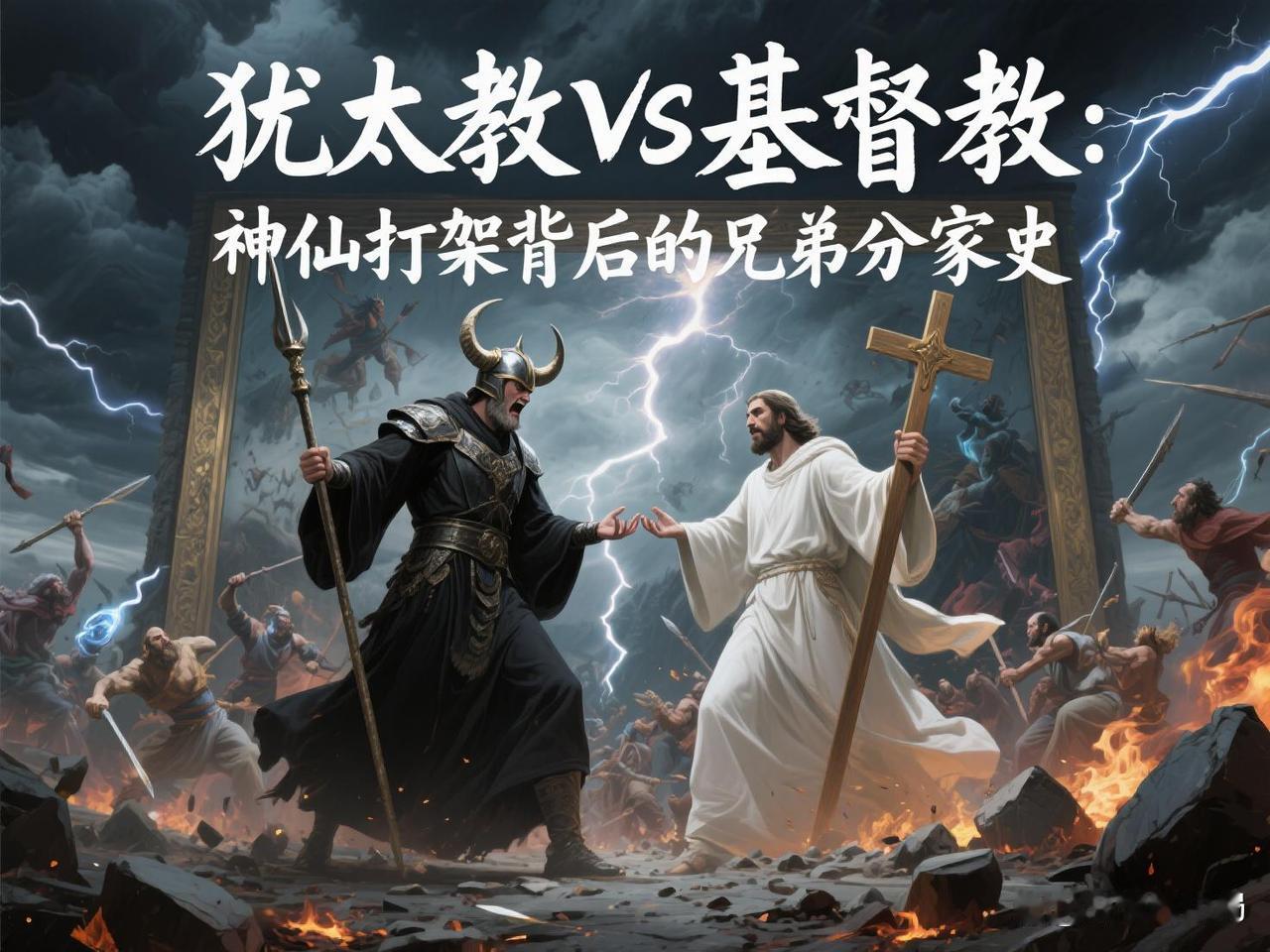 《跨越信仰的迷雾：基督教与犹太教的渊源与差异揭秘！》

在浩如烟海的宗教世界中，