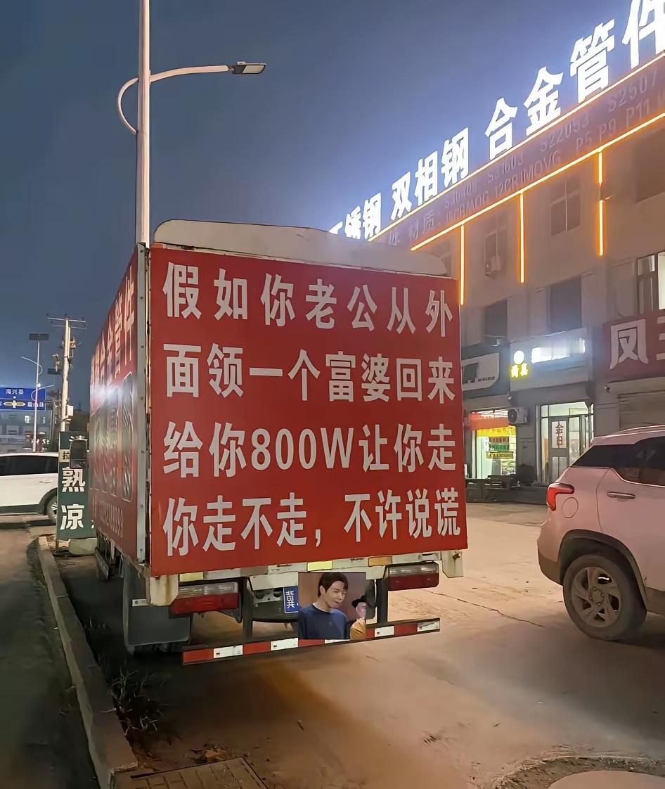 假如你老公在外面领一个富婆回来，给你800w让你走，你走不走？不许说谎？[wha