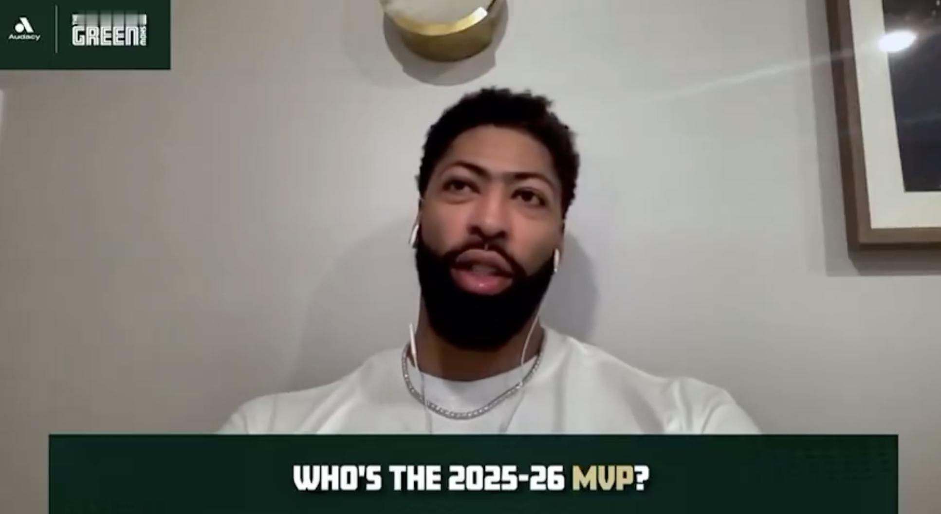 内线惜内线，浓眉自己心中的mvp排名：1.文班亚马2.约基奇3.杰伦-布朗4.谢