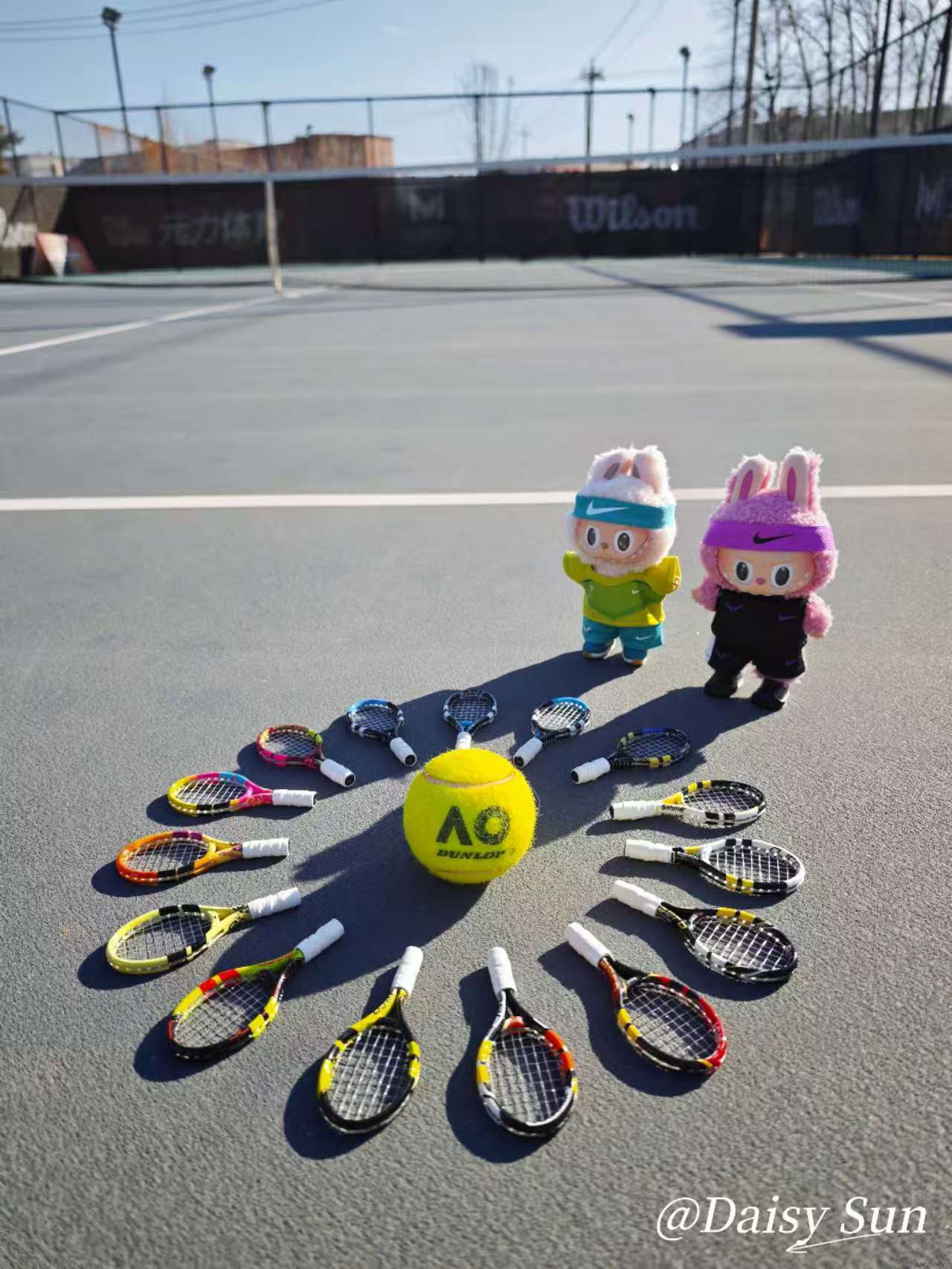 为了向重回澳网的纳达尔表示致敬，美女豆粉上周末又送来了重磅投稿她把豆子职业生涯使